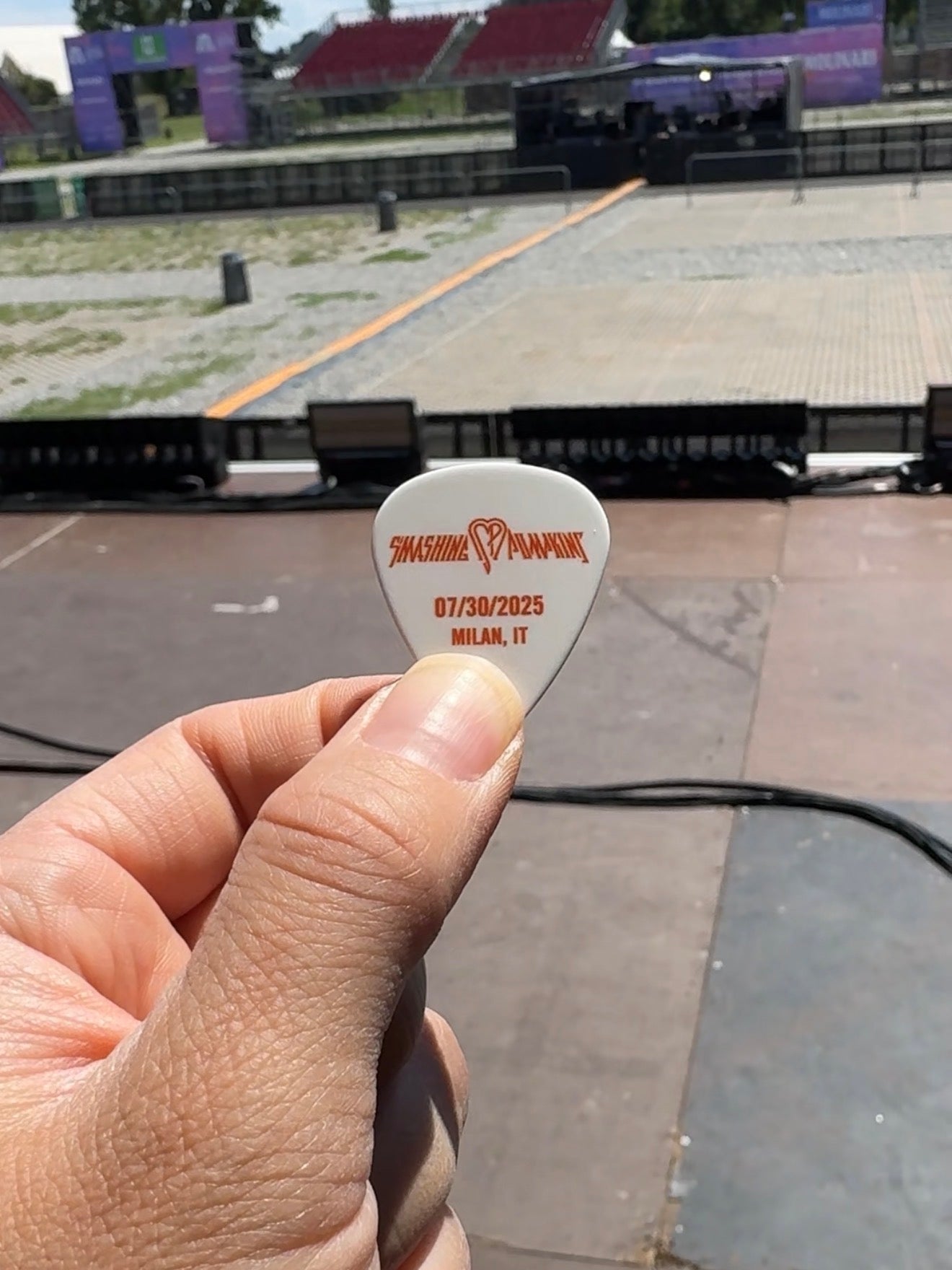Kiki Wong - Smashing Pumpkins 2025 EU Tour Guitar Pick